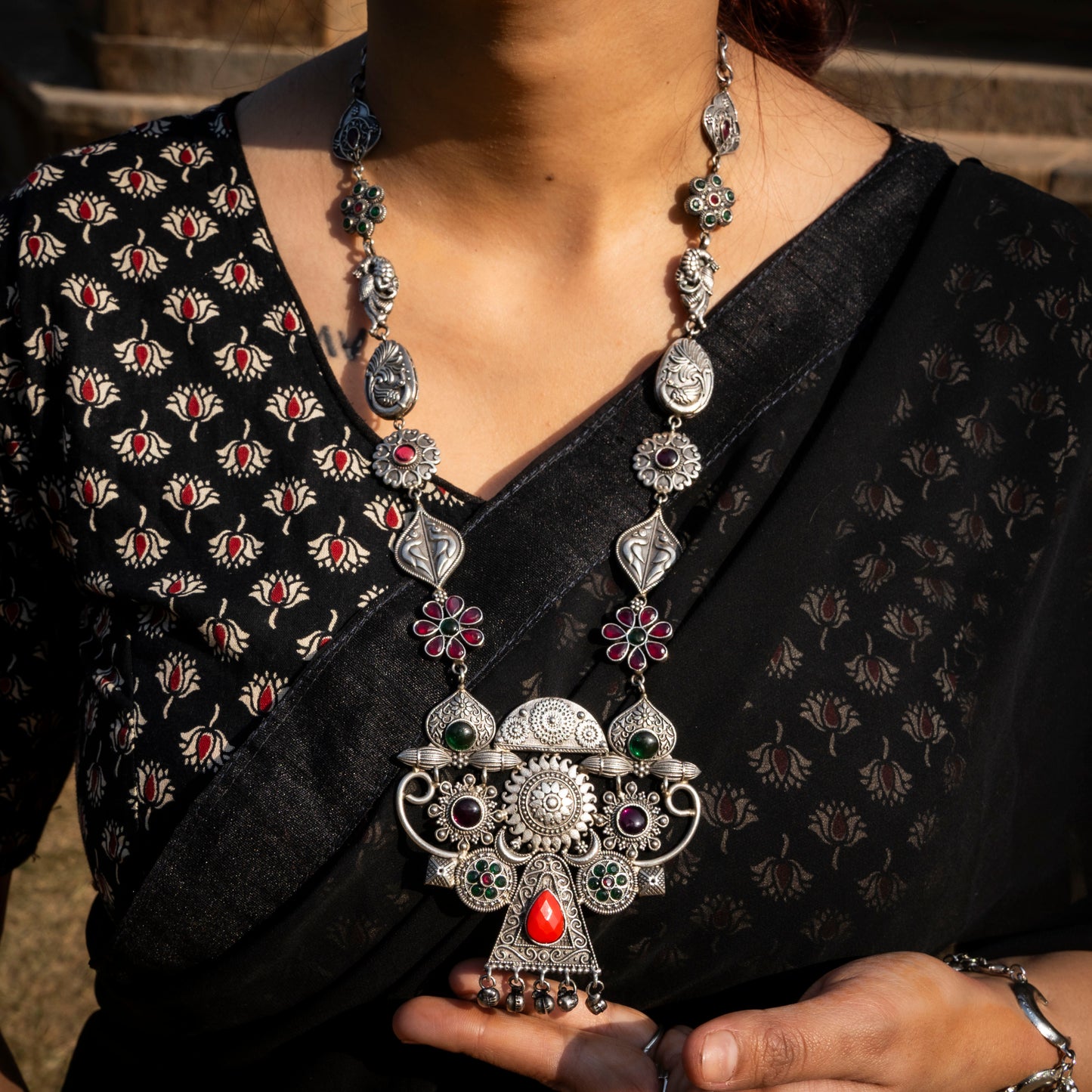Meghana Fusion Long Necklace
