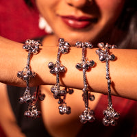 Oxidised Ghungroo Bangles - Set of 2