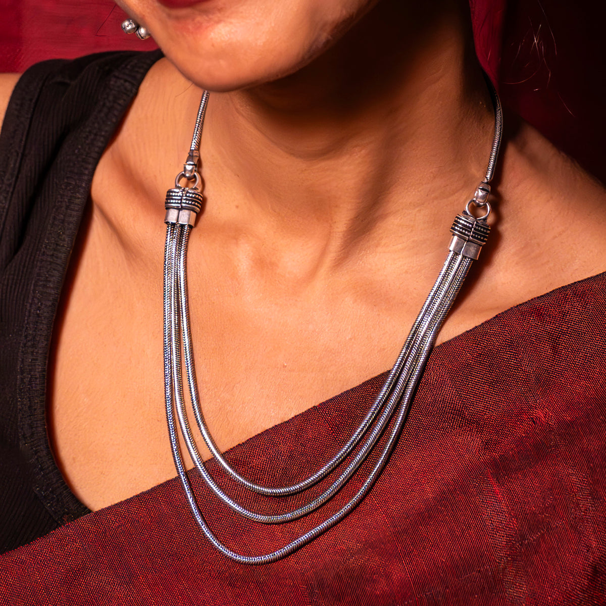 Rekha - Three Line Necklace