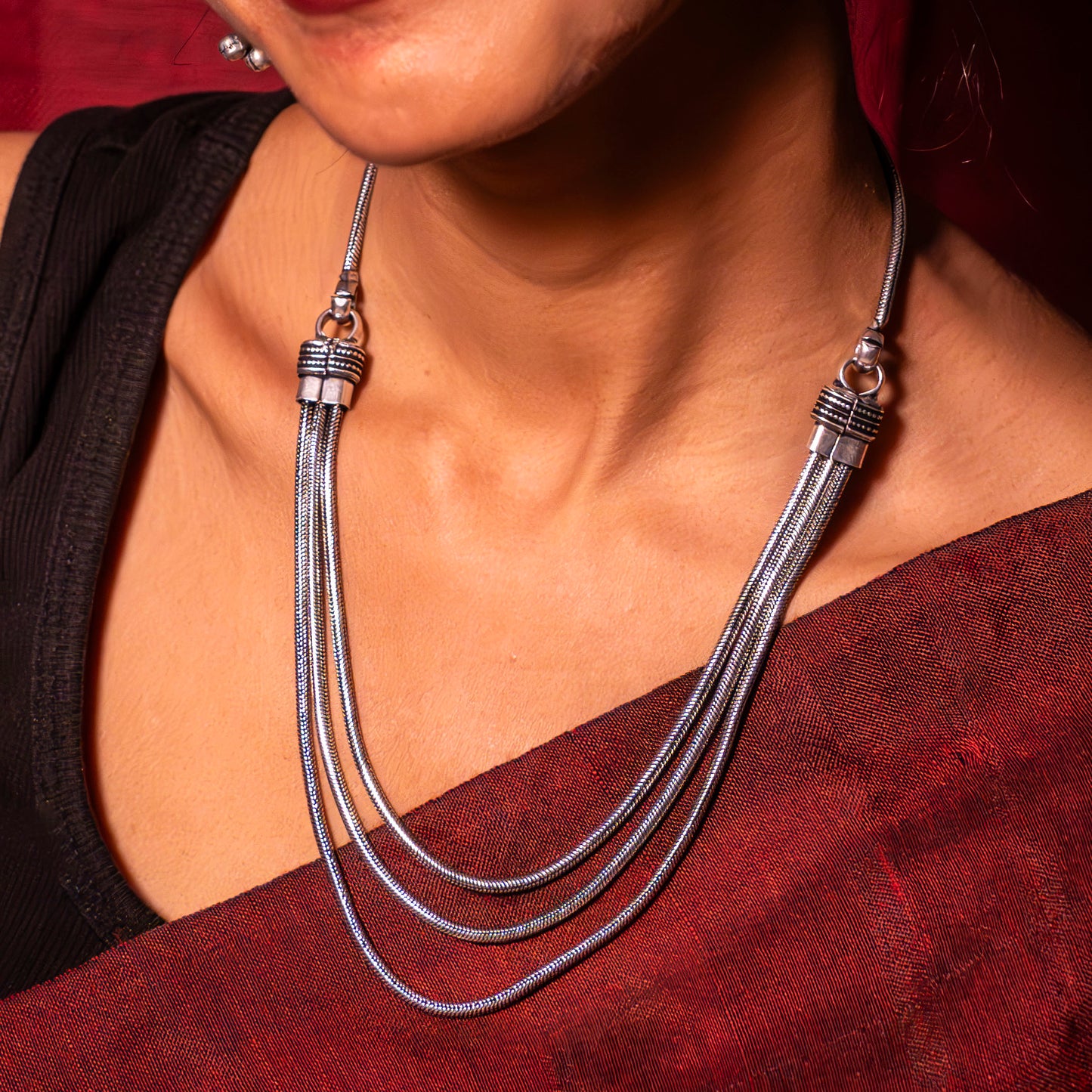 Rekha - Three Line Necklace