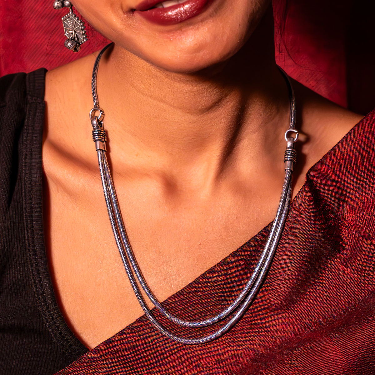 Jaya - Two Line Necklace