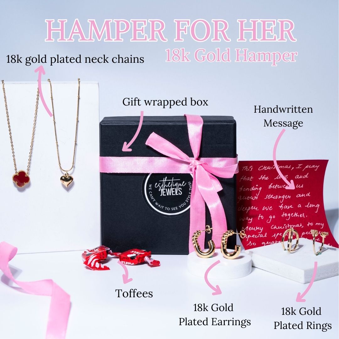 Hamper for Her - 18k Gold Hamper