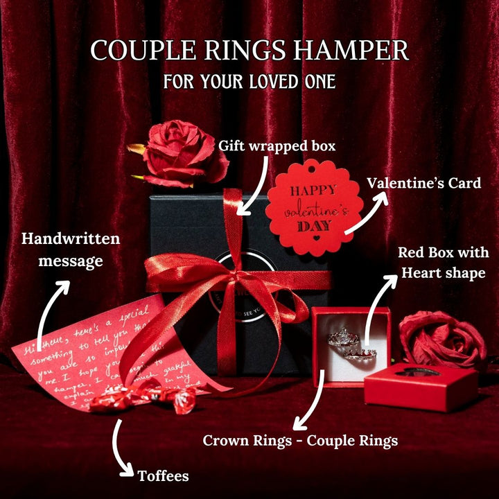 Crown Rings - Couple Rings Hamper