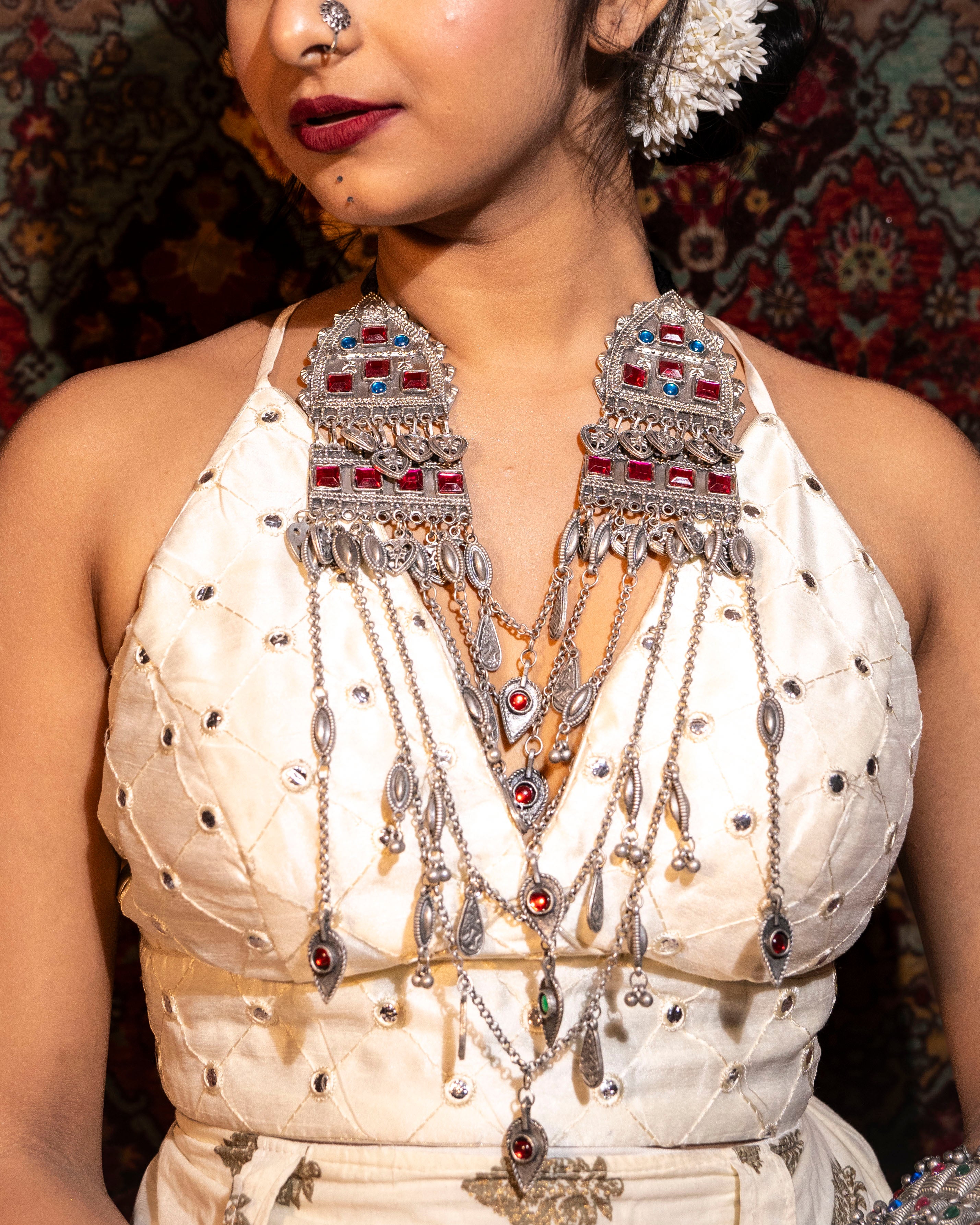 Gulaabi Afghaani Necklace