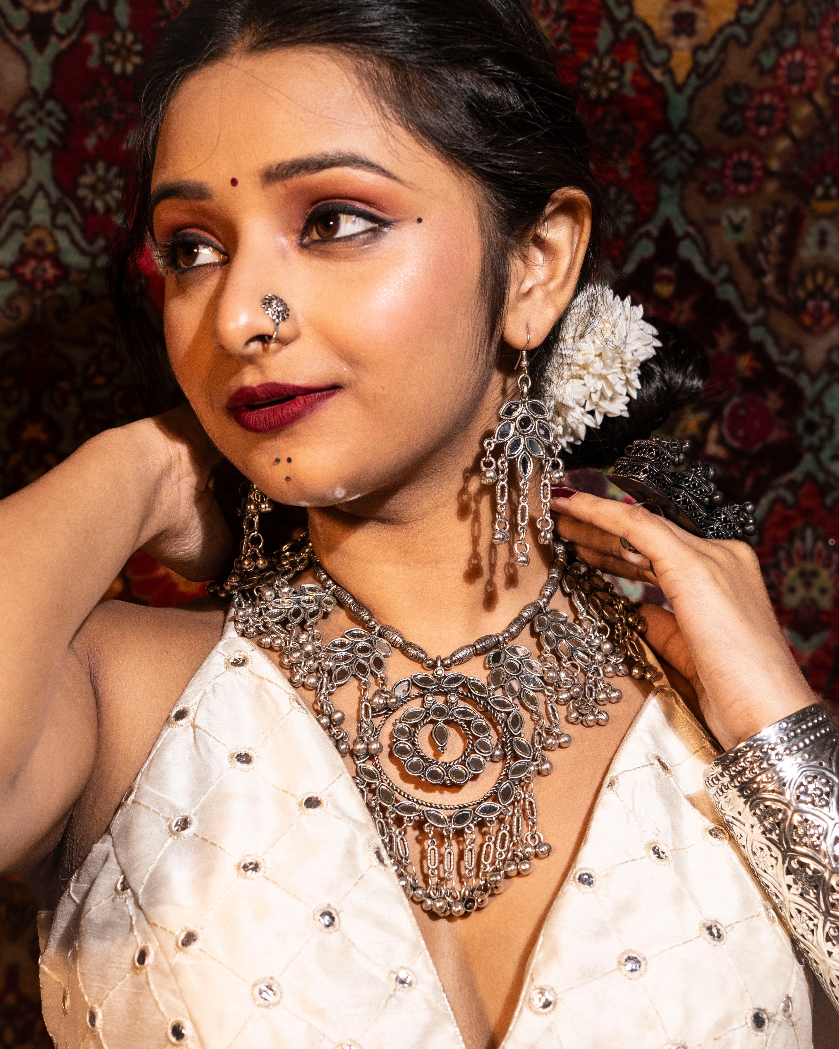 Phool Darpan Necklace Set