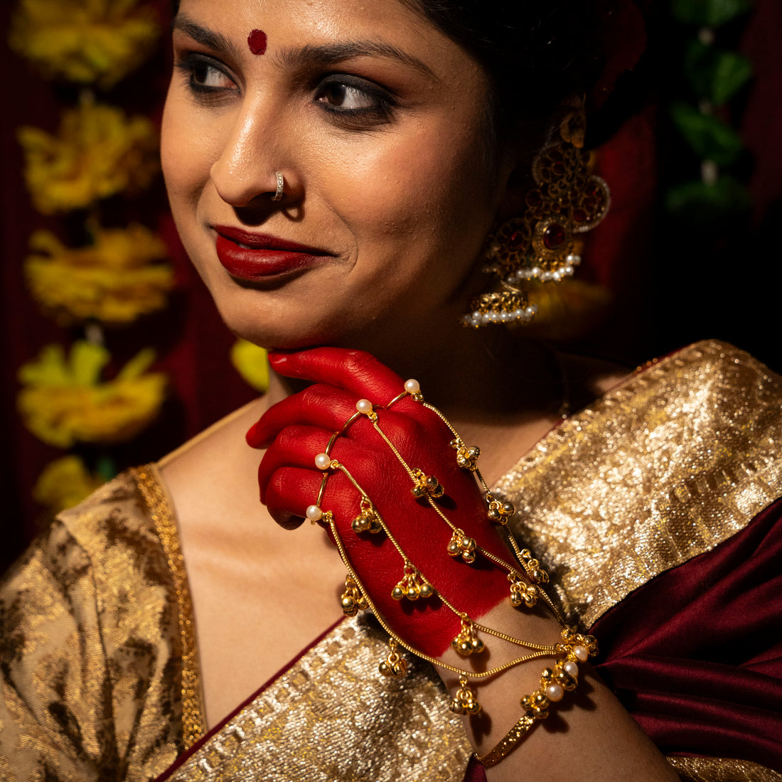 Sunehri Haathphool - Single Piece