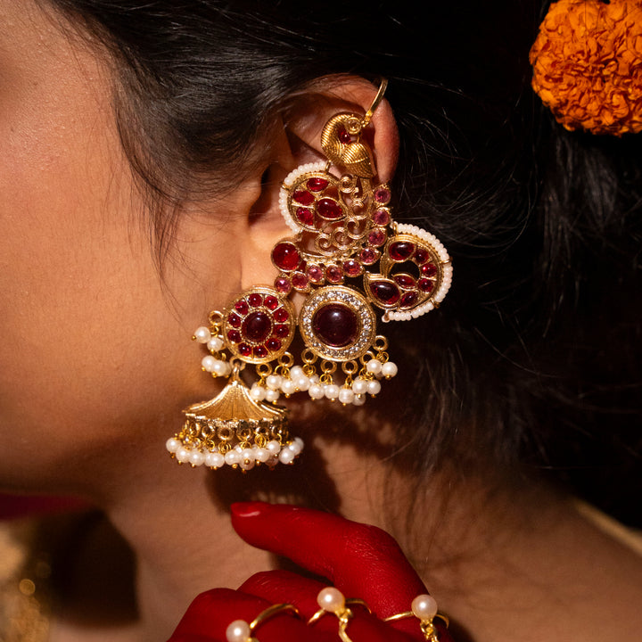 Laxmi Earcuff - Maroon
