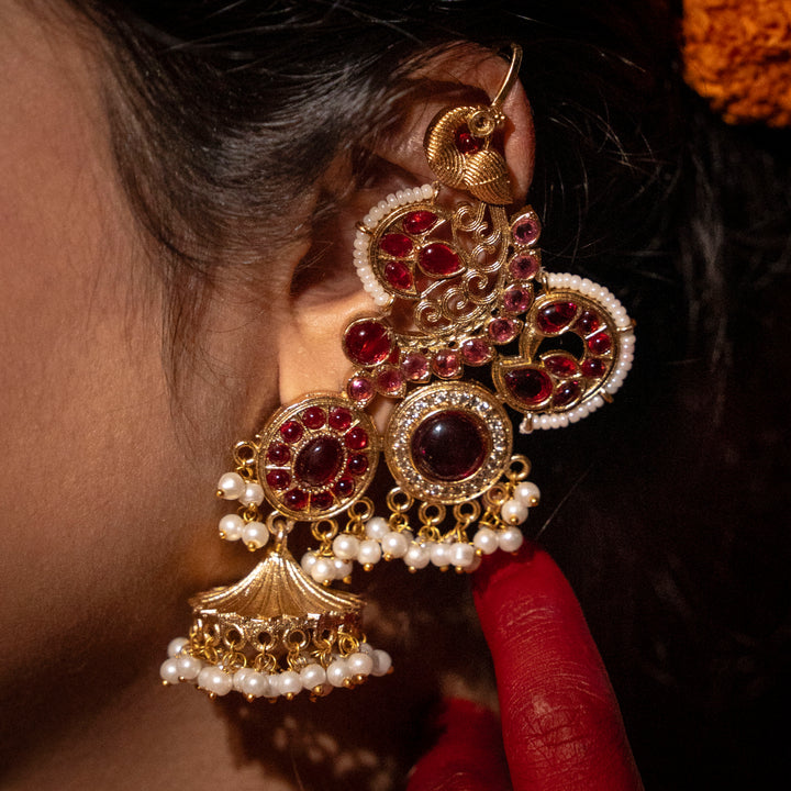 Laxmi Earcuff - Maroon