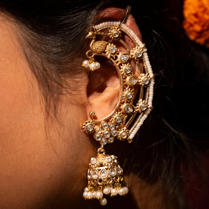 Deepika Earcuffs - White