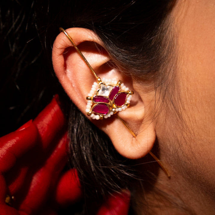 Deepmala Earcuffs - Ruby