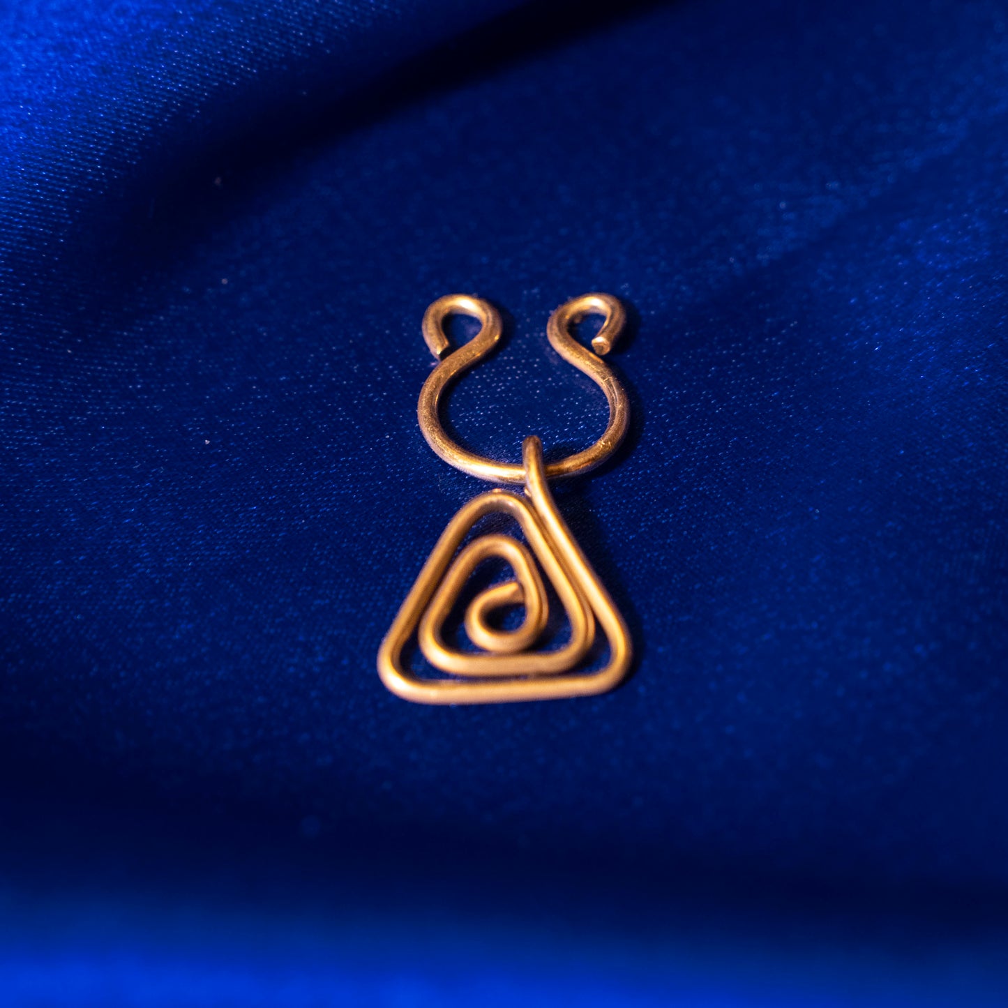 Triangle Septum Nose Ring - Clip On