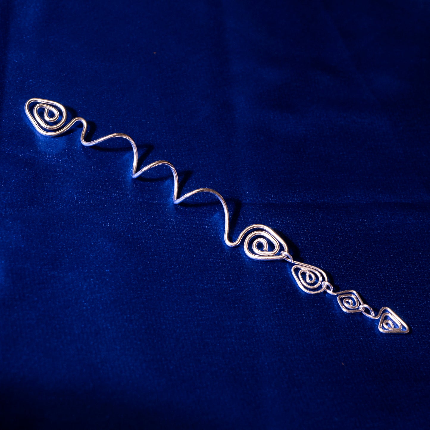 Drop Shaped Head Hair Spring