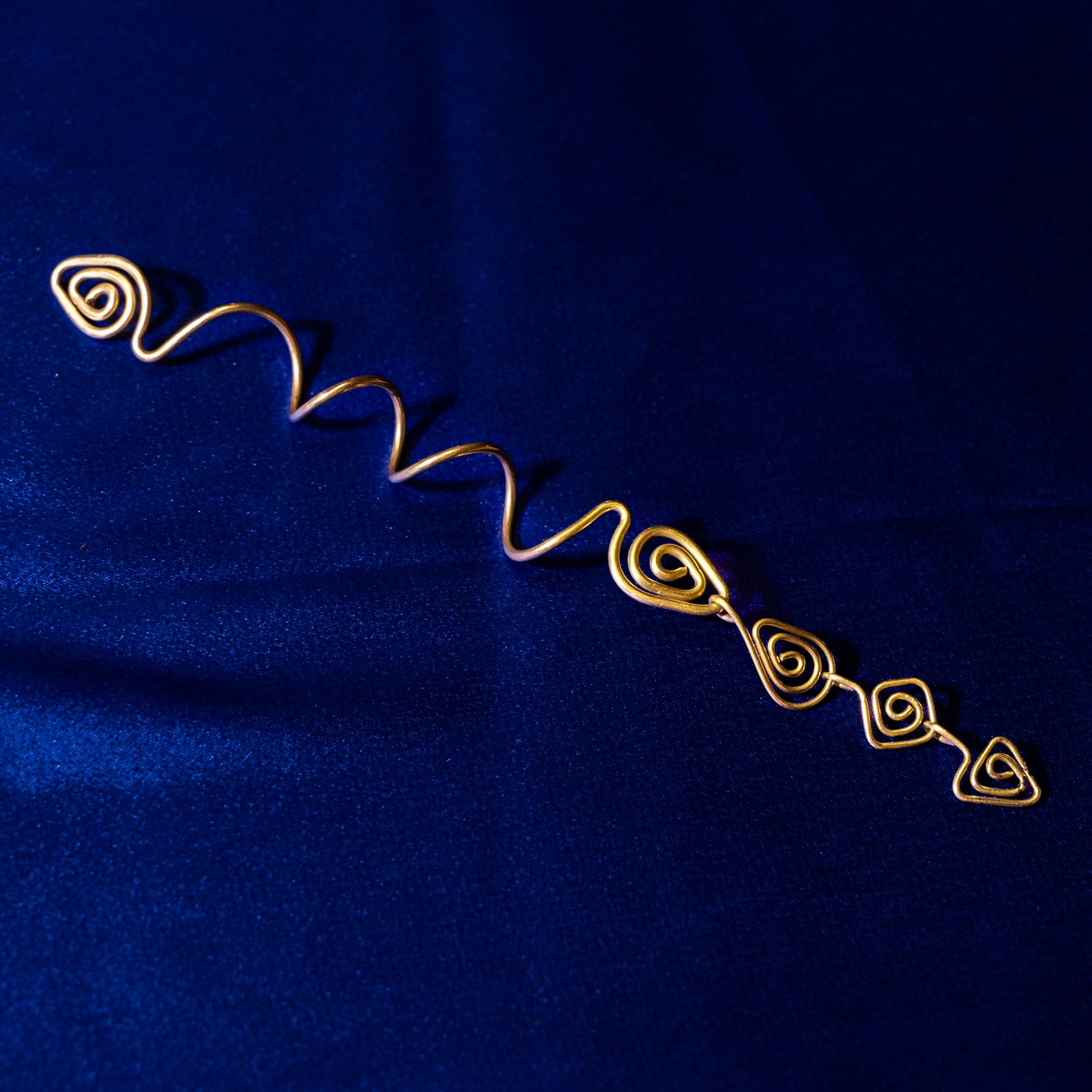 Drop Shaped Head Hair Spring