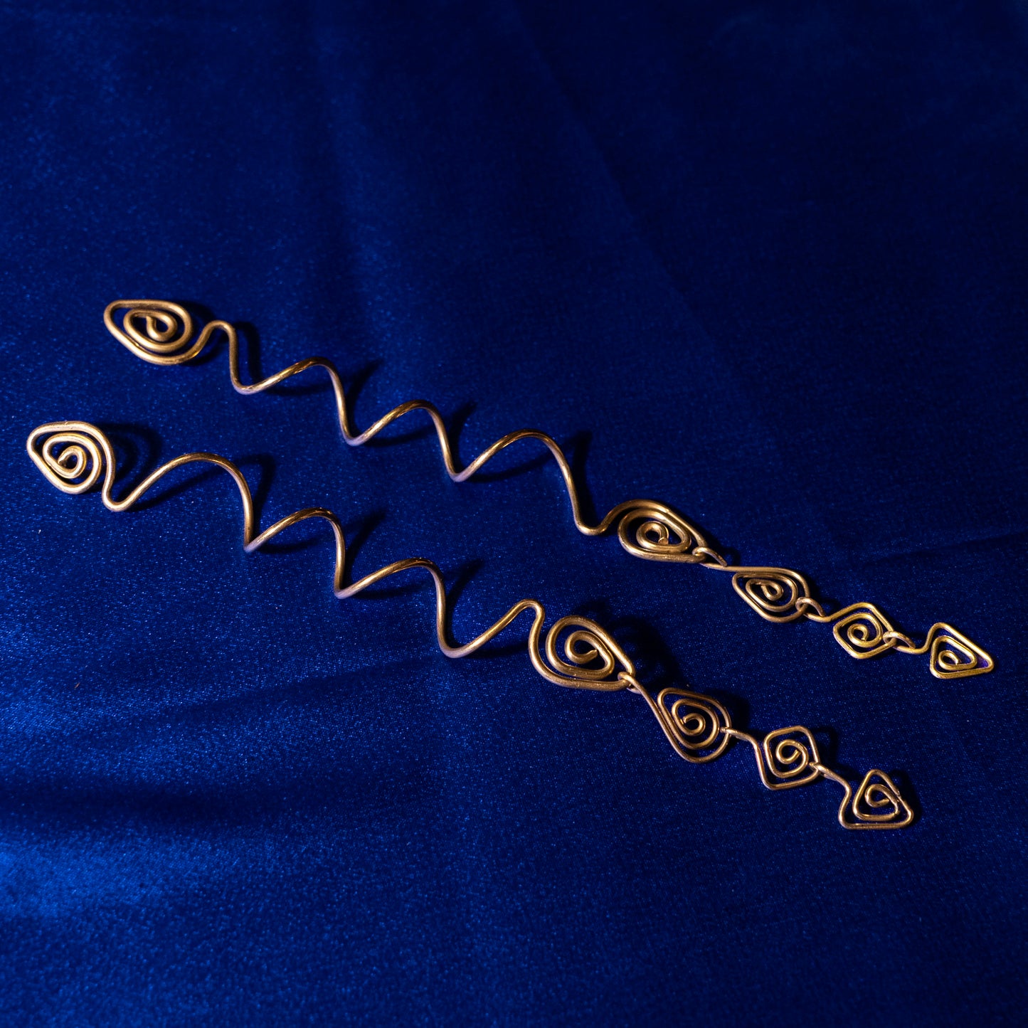 Drop Shaped Head Hair Spring