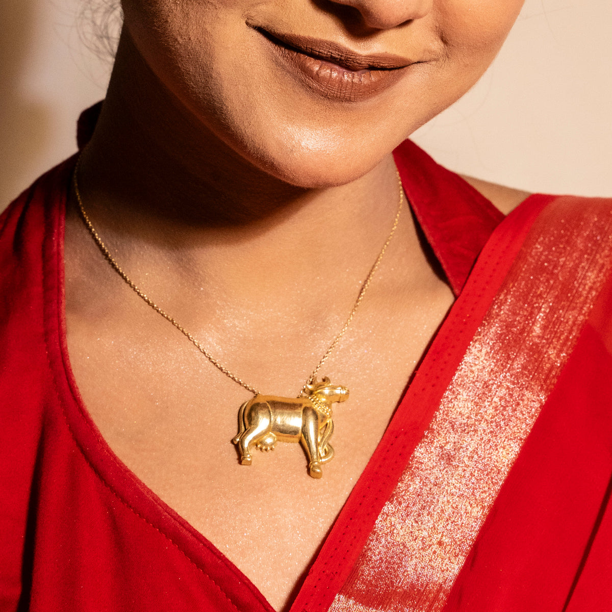Nandi Pendant Necklace