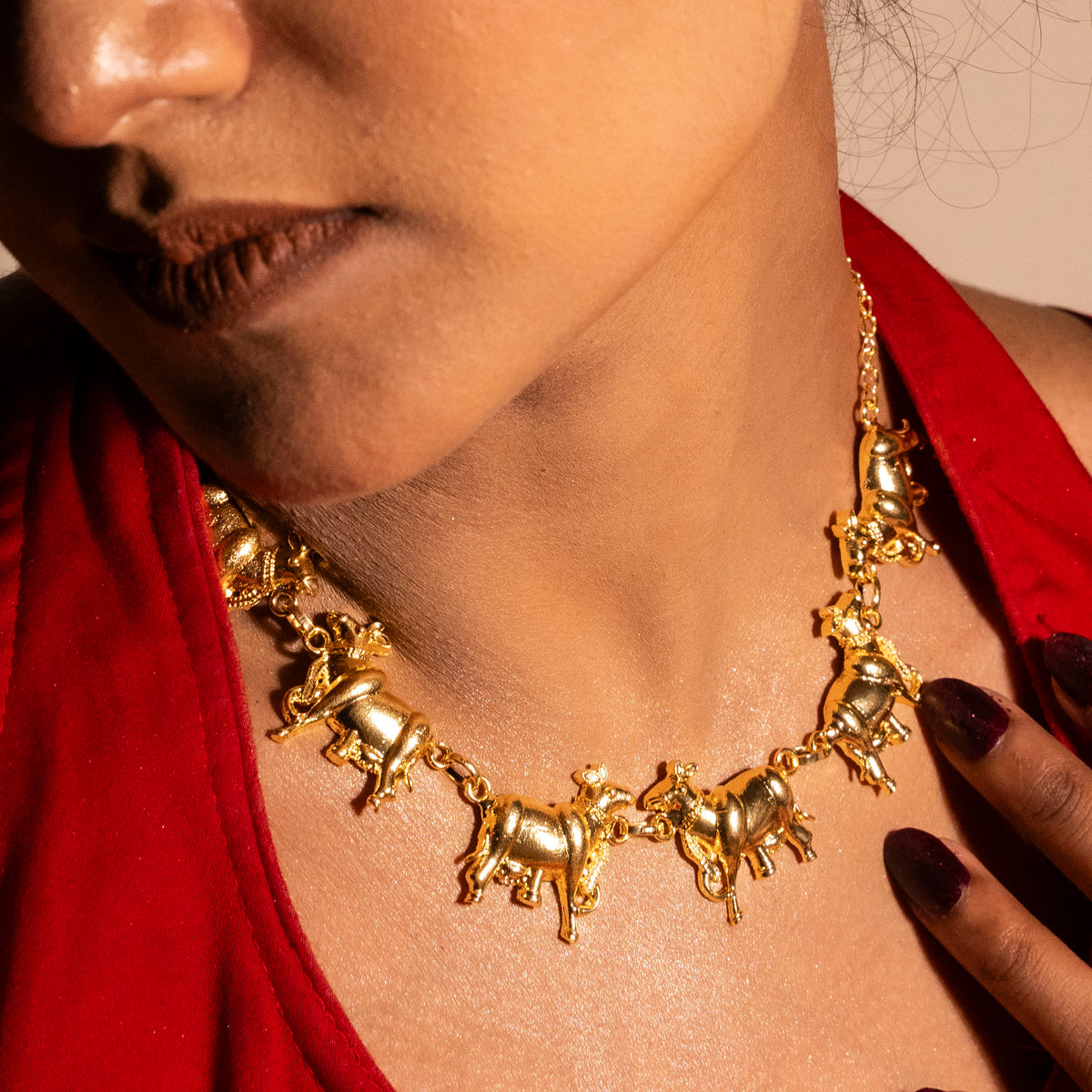 Nandi Necklace Set
