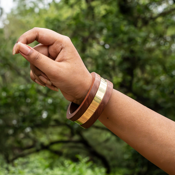 Zara - Wooden Bangle