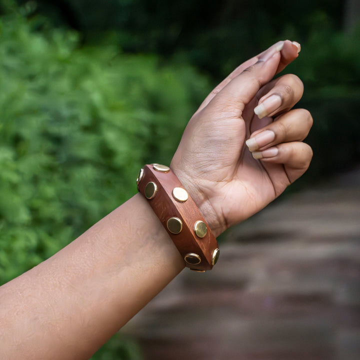 Noor - Wooden Bangle