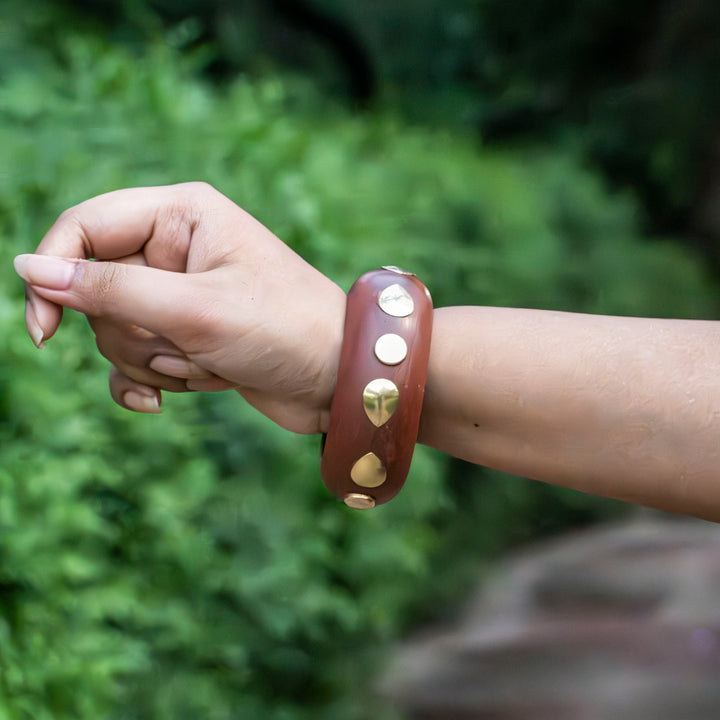 Mira - Wooden Bangle