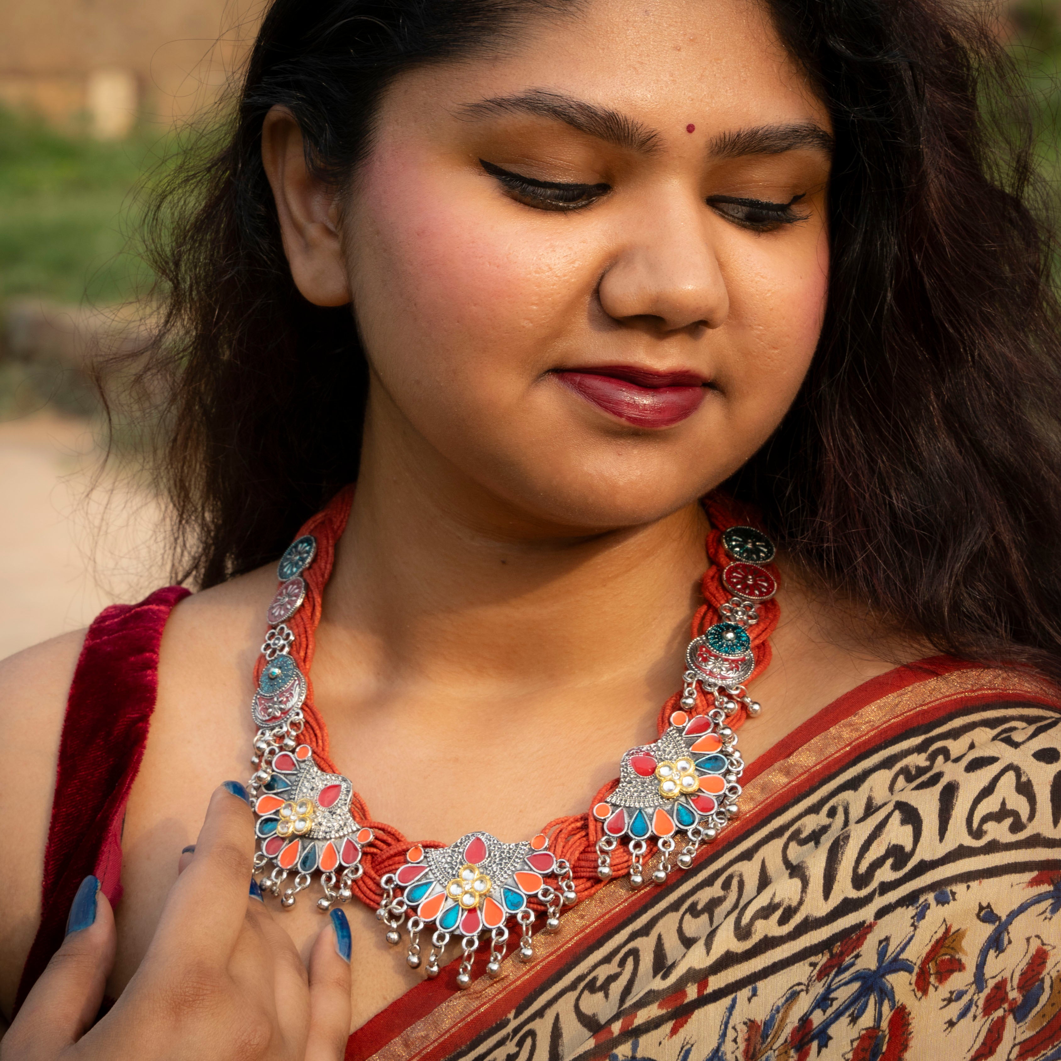 Rajnigandha Jute Necklace