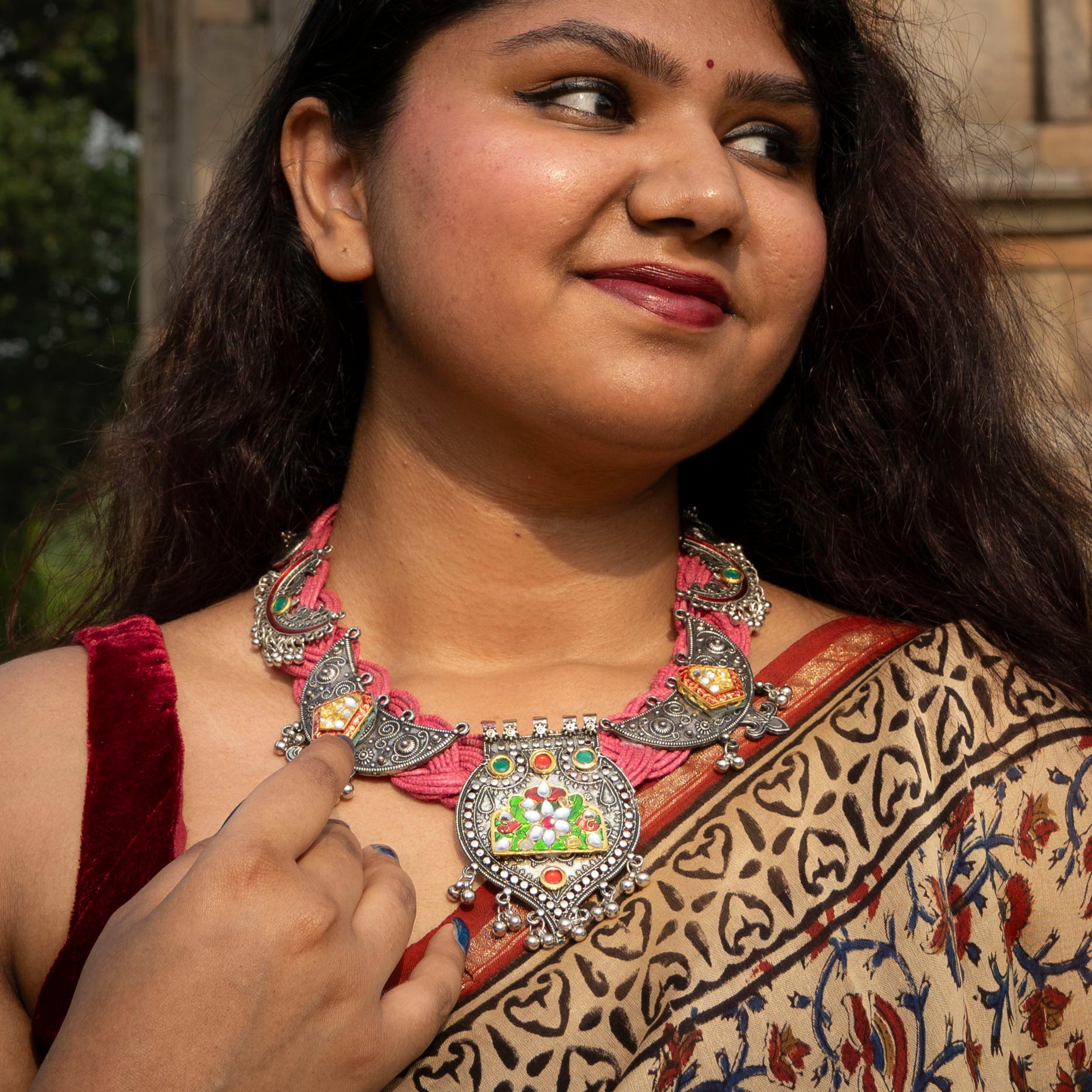 Kaavya Jute Necklace