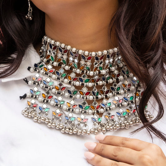 Rangeela Choker Set - Multicolour
