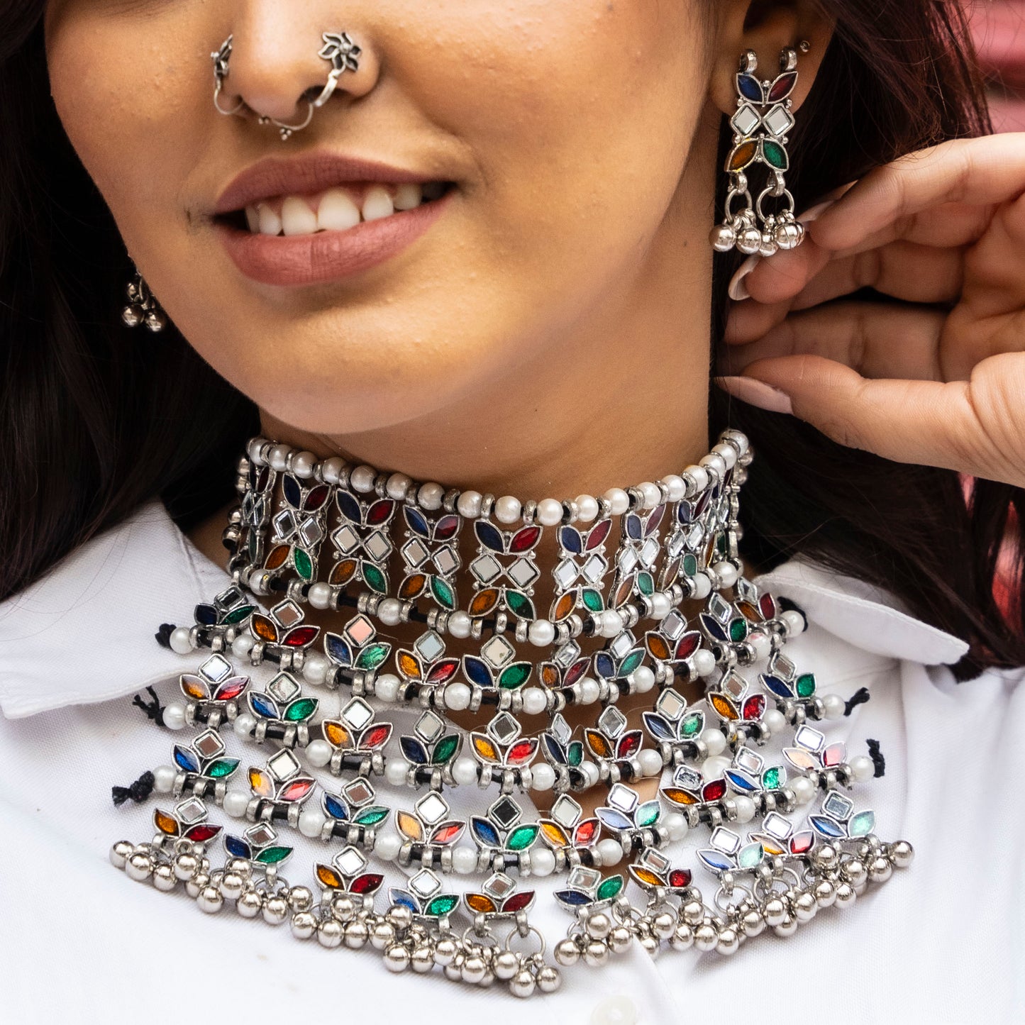 Rangeela Choker Set - Multicolour