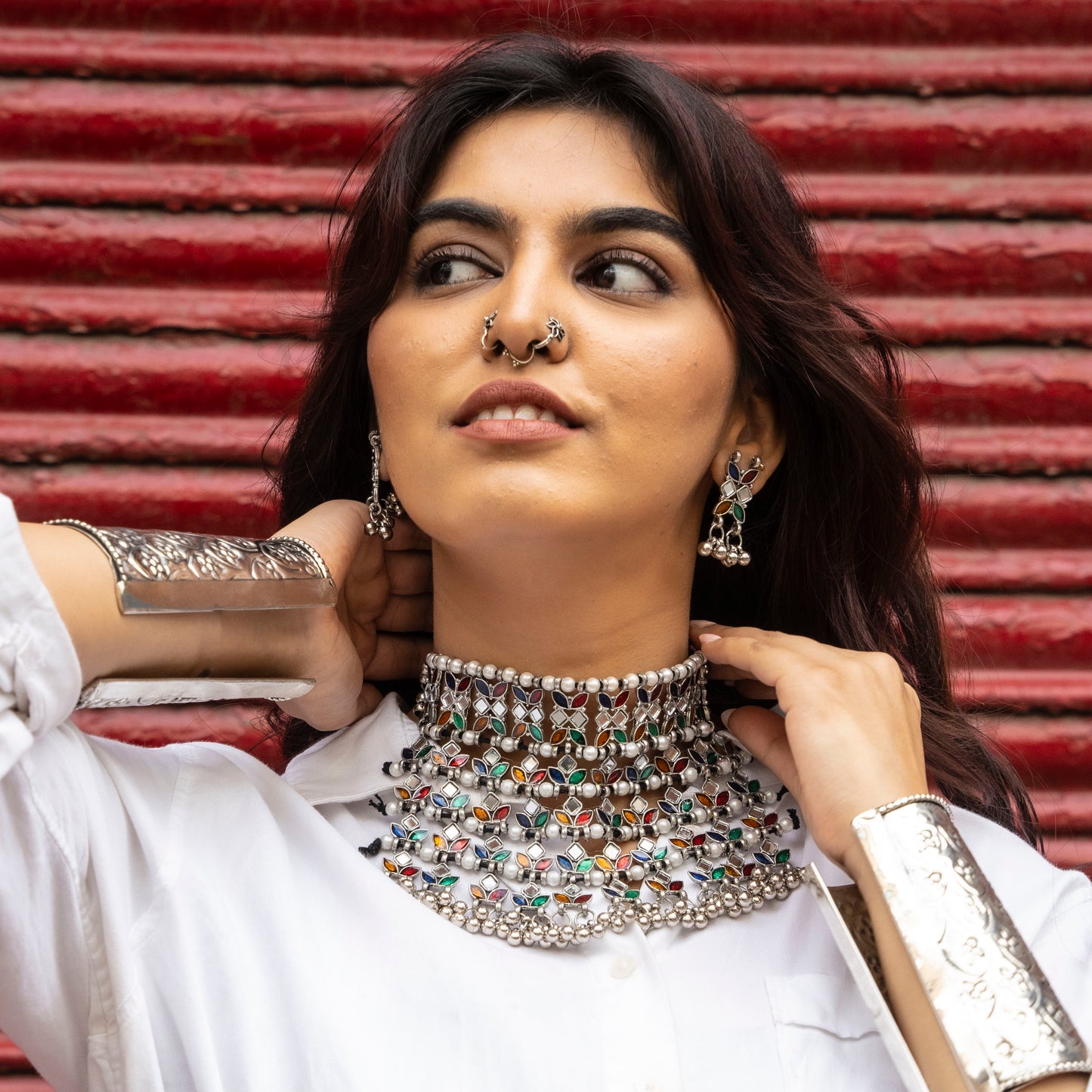 Rangeela Choker Set - Multicolour