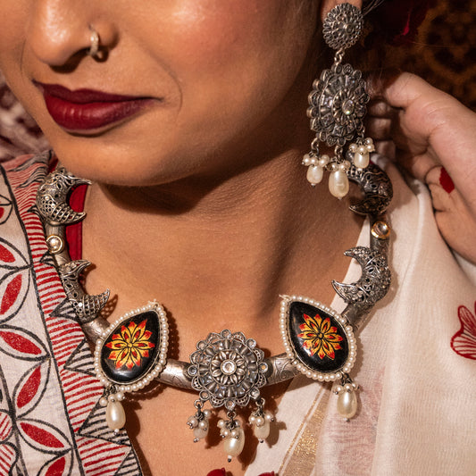 Mahagauri Hasli Necklace Set