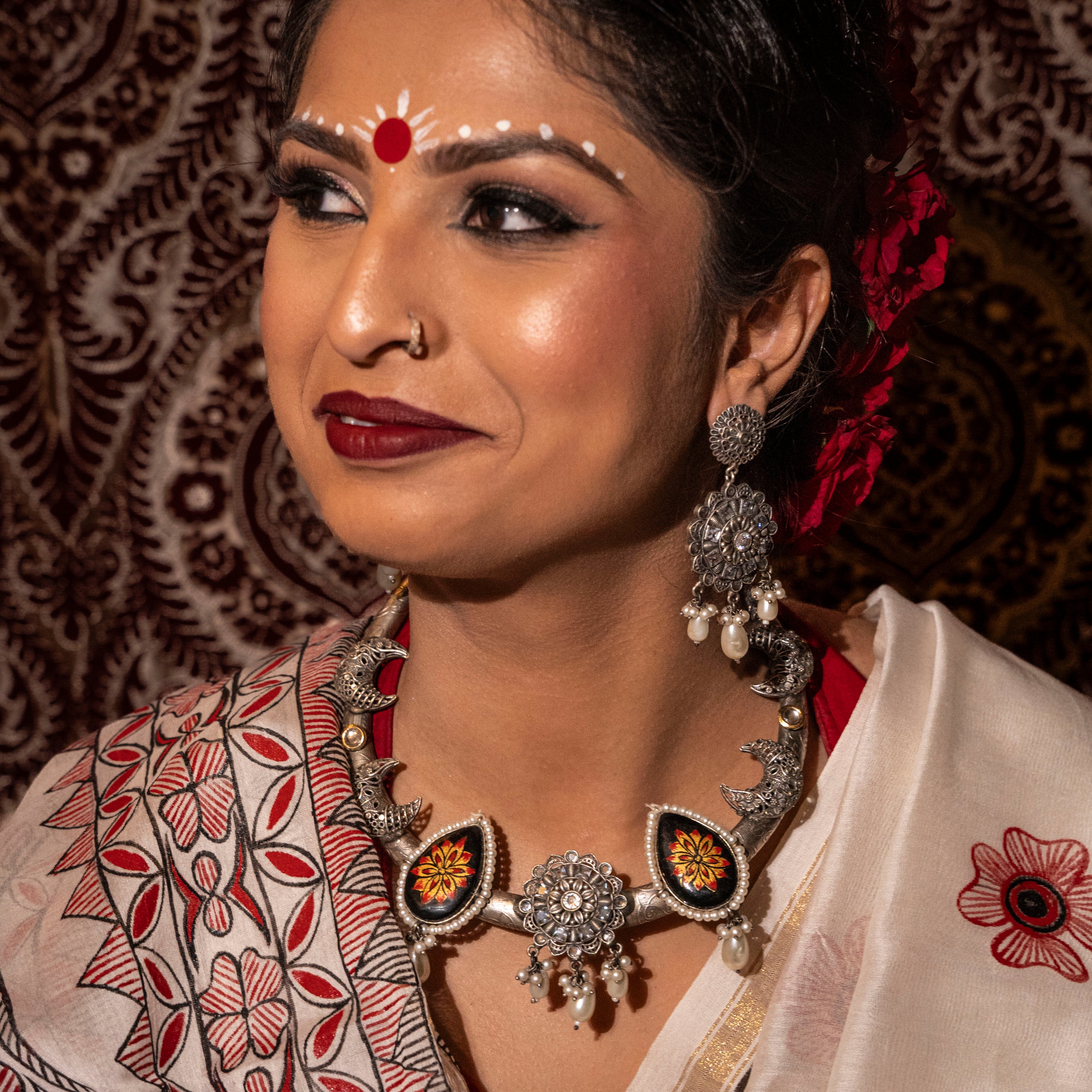 Mahagauri Hasli Necklace Set