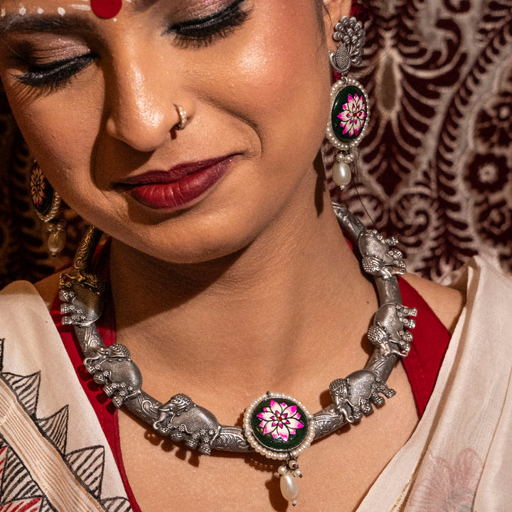 Chanchala Hasli Necklace Set
