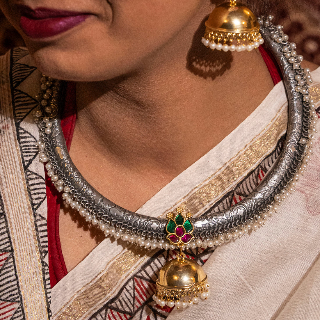 Shailaputri Hasli Necklace Set