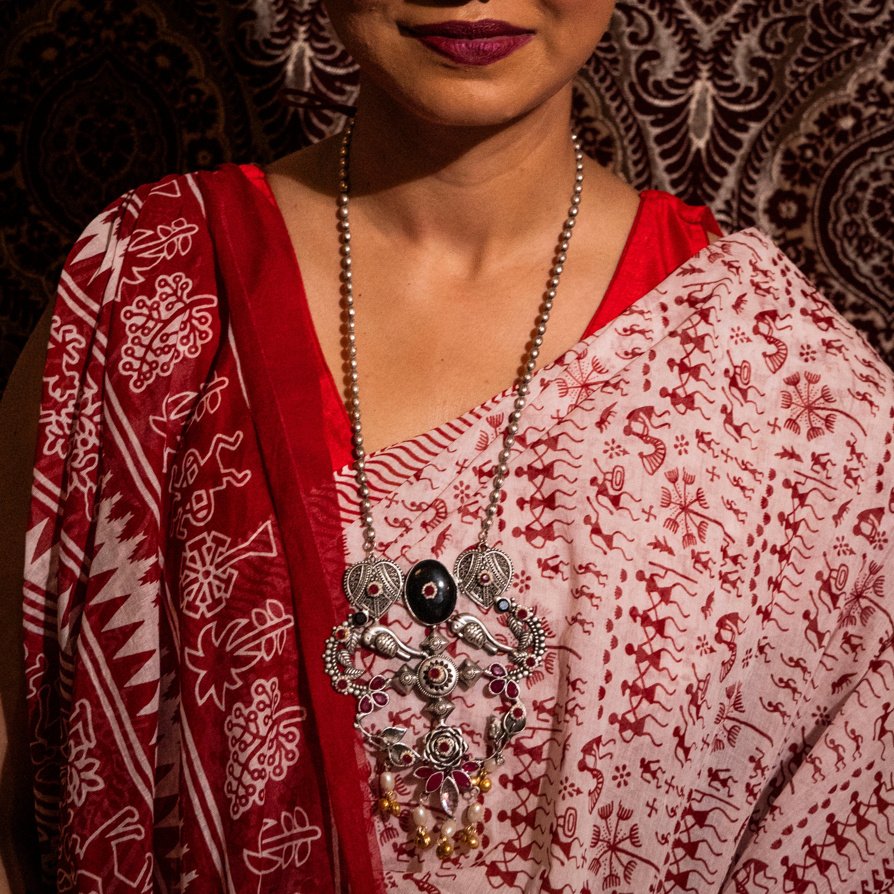 Bhubaneshwari Long Necklace