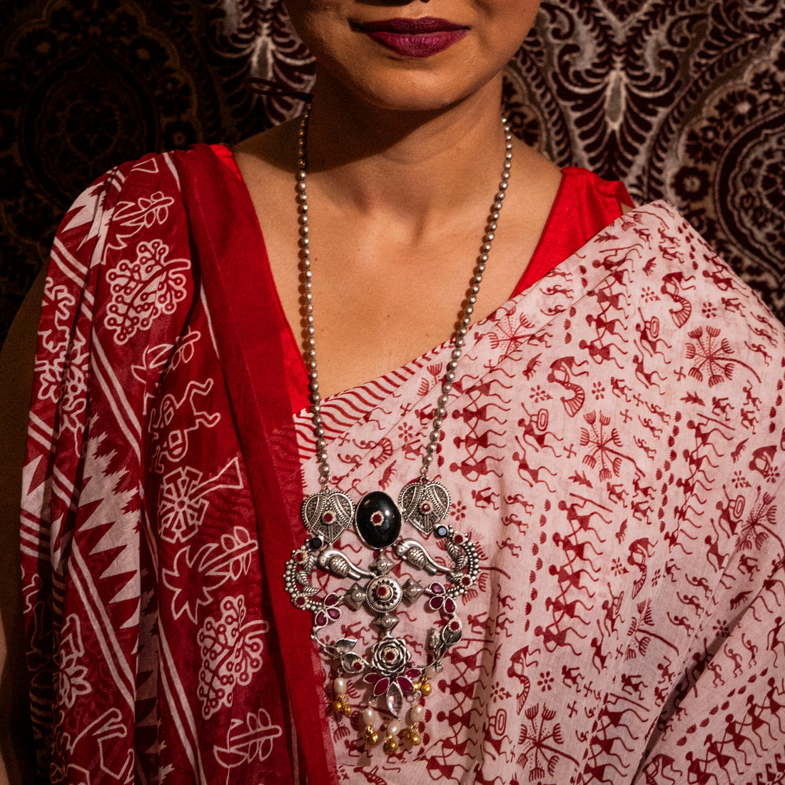 Bhubaneshwari Long Necklace