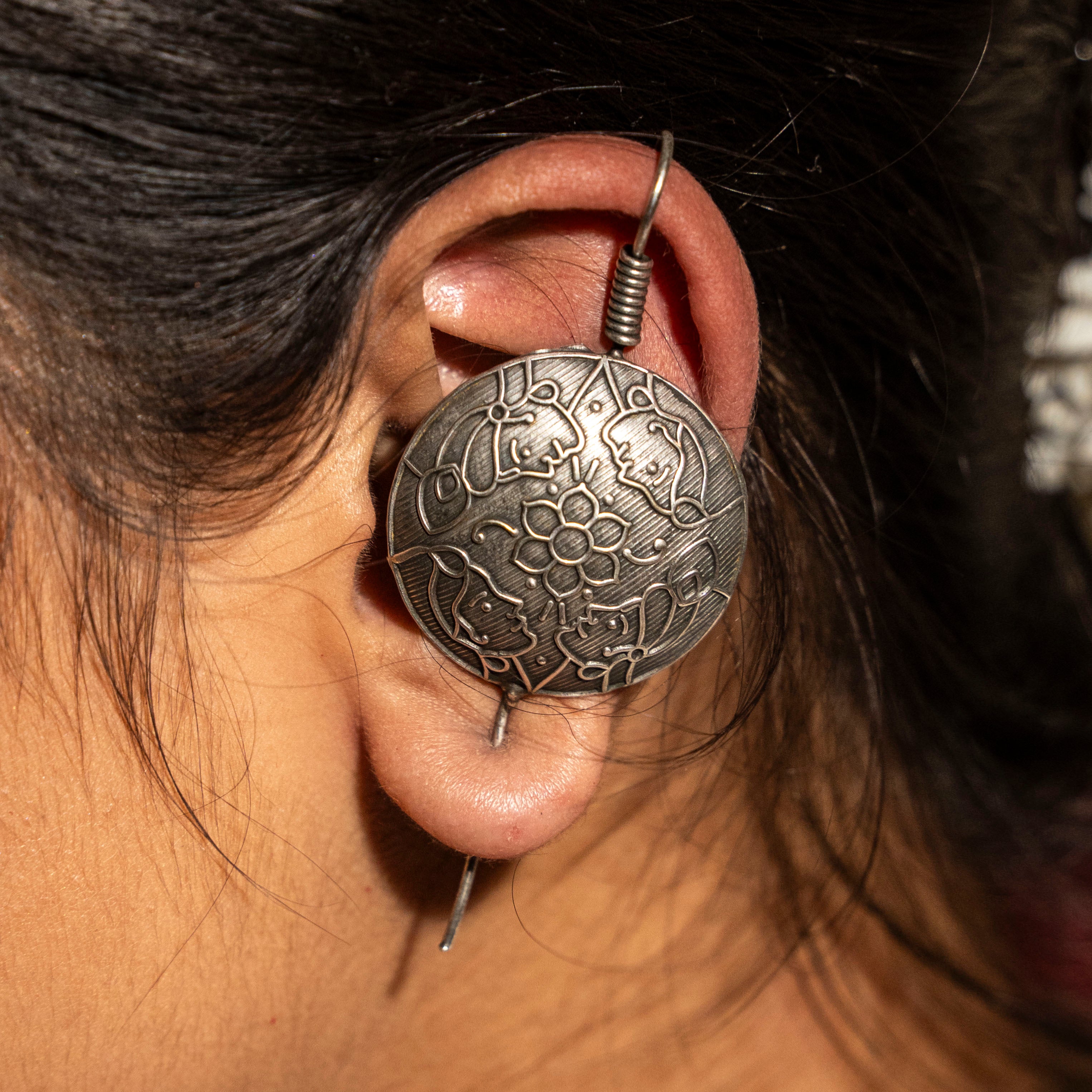 Radha Krishna Earcuffs