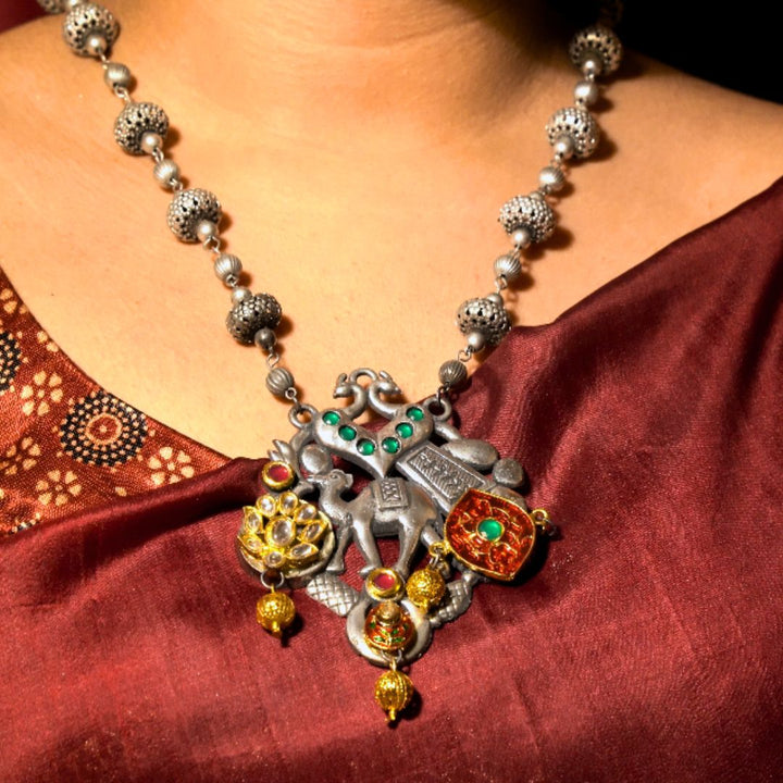 Long Necklace Kundan Set