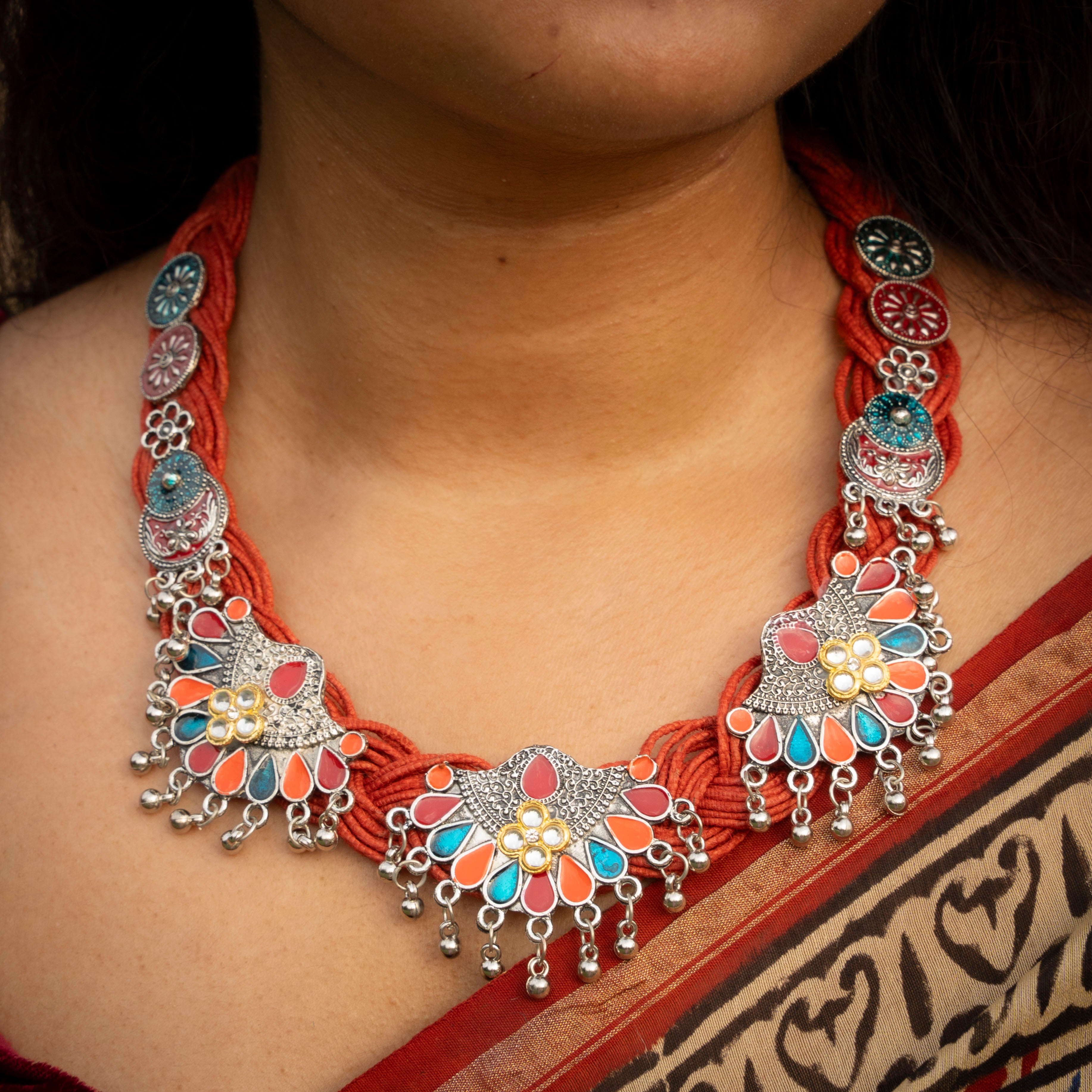 Rajnigandha Jute Necklace