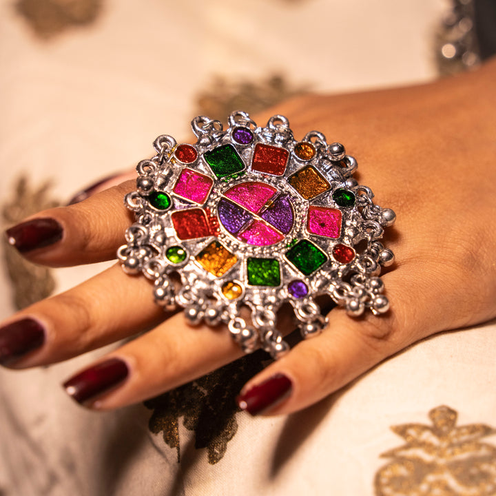 Rangeen Ghungroo Ring